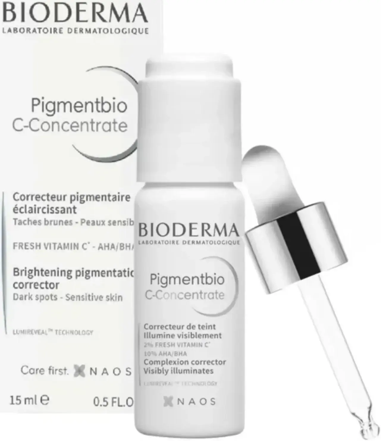 Bioderma Pigmentbio C-Concentrate Vitamin C Brightening Complexion Corrector 15ml pack