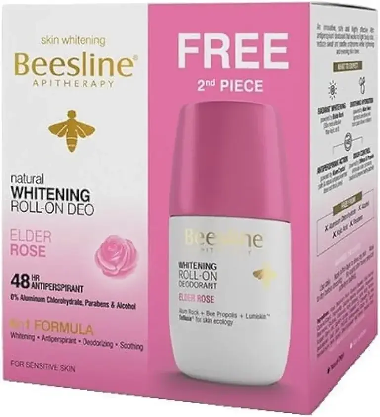 Beesline Deo Elder Rose Roll On OFFER PACK pack